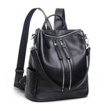Backpack in the new full waterproof ladies youth leather backpack