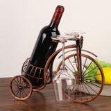 Creative Metal Wine Rack Vintage Wine Bottle and Glass Holder Bar Home Decoration Display Stand Drip Shipping botellero vino