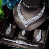 Luxury AAA High Carbon Diamond Jewelry Set for Women Wedding  Jewelry