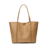 Leather women's bag cowhide tote bag large-capacity work workplace ol elegant commuting high-end portable shoulder bag