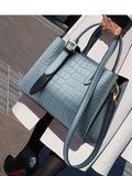 New bag texture large capacity women's bag  new fashion simple commuter handbag atmospheric one-shoulder diagonal bag