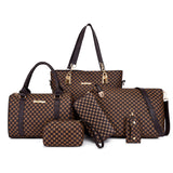 large-capacity bags women's new child-mother multi-piece sets of women's bags popular printing ladies shoulder handbags