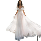 spring new large wedding dress dress slim shoulder length fat  lace flower shoulder woman