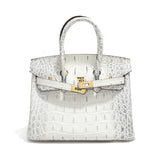 Crocodile pattern platinum bag leather women's bag new trendy fashion all-match atmospheric one-shoulder messenger handbag