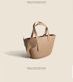 One-shoulder messenger tote bag elephant bag  new large-capacity leather women's bag high-end niche handbag